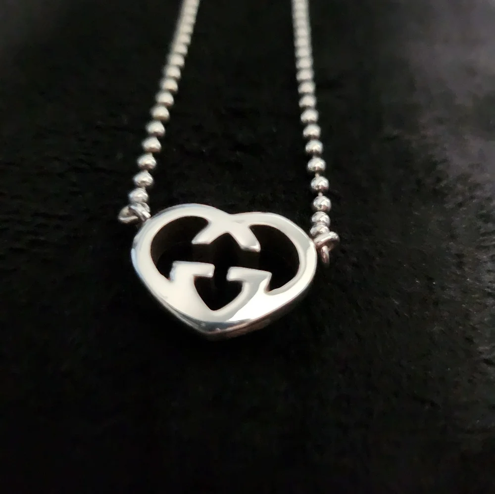 213. EUC Gucci 16" silver 925 choker necklace - Picture 2 of 7